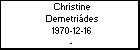 Christine Demetrides