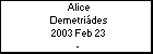 Alice Demetrides