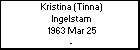 Kristina (Tinna) Ingelstam