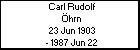 Carl Rudolf hrn