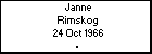 Janne Rimskog